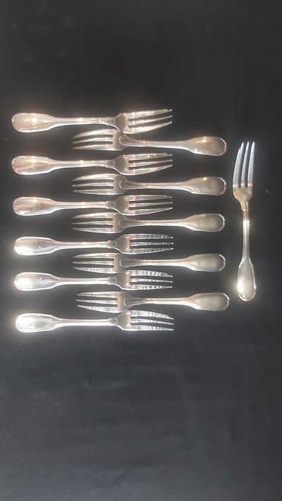 Christofle Versailles cake forks