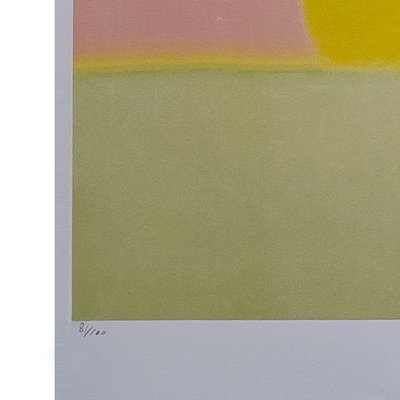 Superbe lithographie « Sunrise » d'Andy Warhol en édition limitée des années 1980