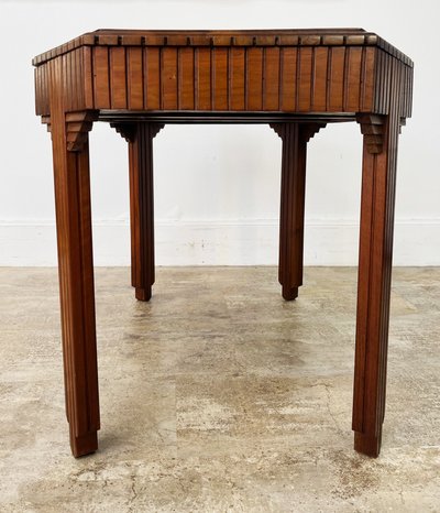 ART DECO writing table / small desk in walnut