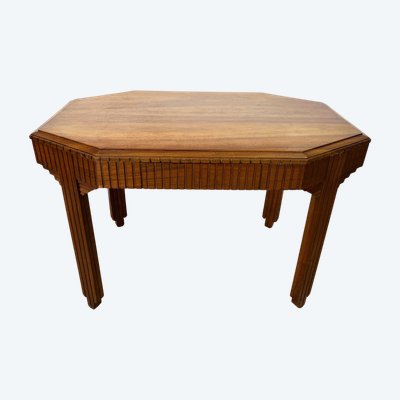 ART DECO writing table / small desk in walnut
