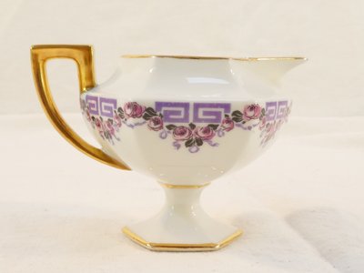 Service a café TÊTE a TÊTE en porcelaine de LIMOGES d’époque ART DE DECO