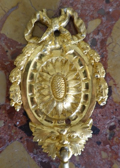 Paire de porte-montres Louis XVI en bronze ciselé et doré au mercure - ideal suspente miniature