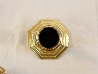 Coppia di candelieri in bronzo LUIGI XIV