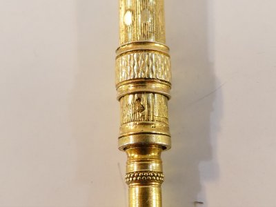 19th century silver vermeil mechanical pencil or pencil