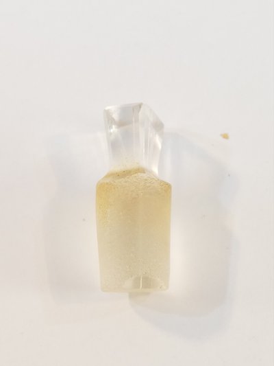 SALE o boccetta per profumo in vetro smaltato rosso, fine XIX secolo