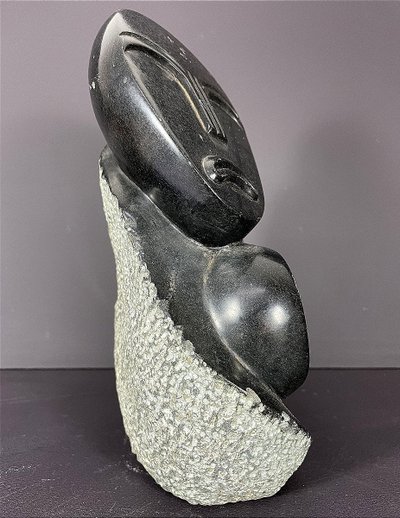 Zimbabwe, Shona Art, Contemporary serpentine sculpture dating from the 1980s.