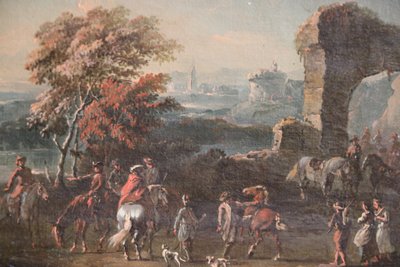 Pair of paintings - German school circa 1750