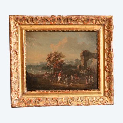 Pair of paintings - German school circa 1750