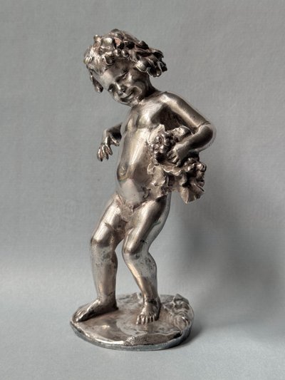 Artdeco silver-plated bronze "Bacchus child" MALRIC (Susse Frères)