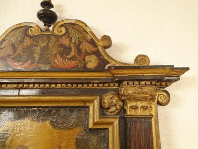 Oratorio, leggio in legno policromo, famiglia Motte-Picquet, Bretagna, XVIII secolo