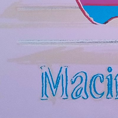 1980s Gorgeous Andy Warhol "Apple Macintosh" Limited Edition Lithograph