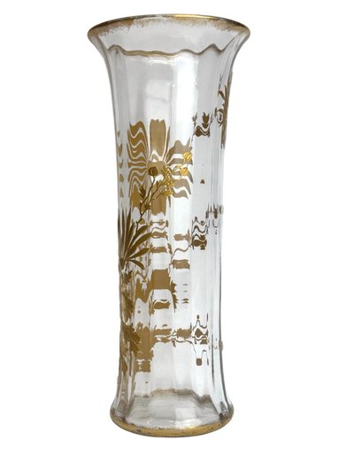 Baccarat, vase à décor des marguerites 