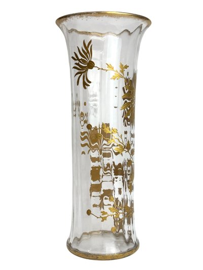 Baccarat, vase à décor des marguerites 