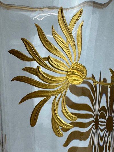 Baccarat, vase à décor des marguerites 