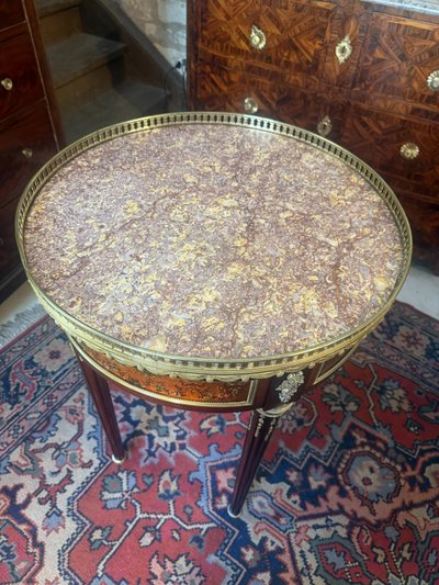 TAVOLO GUERIDON DE SALON STYLE LOUIS XVI EPOQUE NAPOLEON III