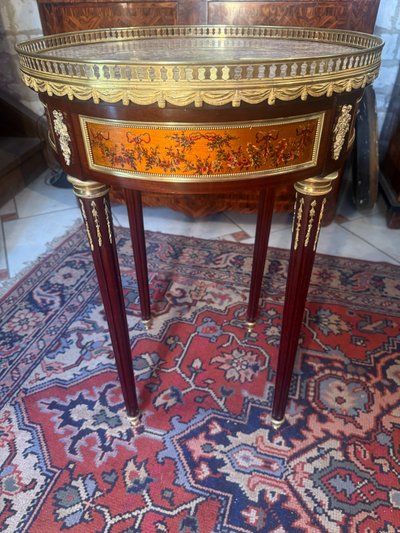 TAVOLO GUERIDON DE SALON STYLE LOUIS XVI EPOQUE NAPOLEON III