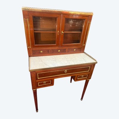 BONHEUR DU JOUR FORMANT ECRITOIRE EPOQUE LOUIS XVI