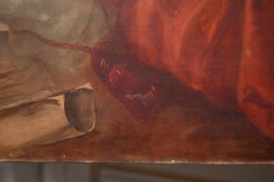 Tableau dans le goût du XVIIIème siècle représentant les Arts