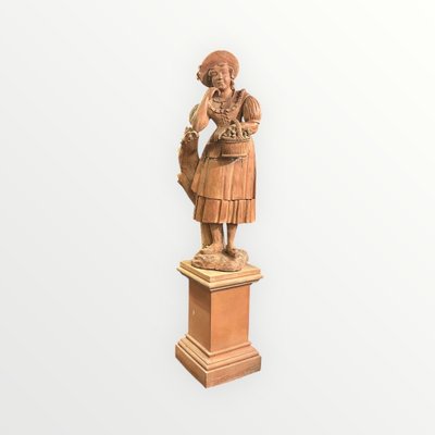 Park or garden sculpture in terracotta from the late 18th century - exterior decoration