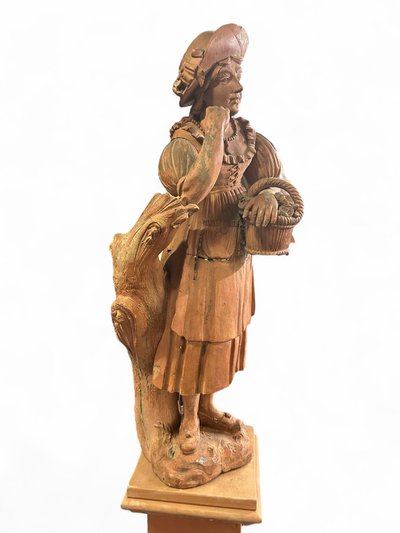 Park or garden sculpture in terracotta from the late 18th century - exterior decoration