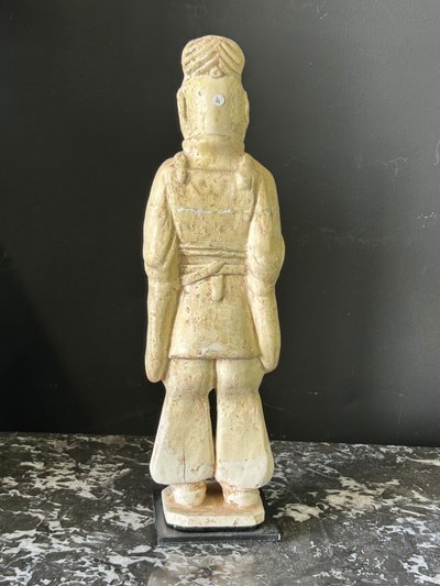 Ceramic funerary statue from China Sui period ( 581-618) - Tang dynasty N°1