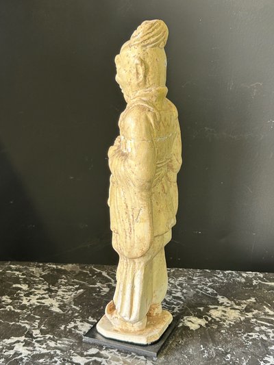 Ceramic funerary statue from China Sui period ( 581-618) - Tang dynasty N°1