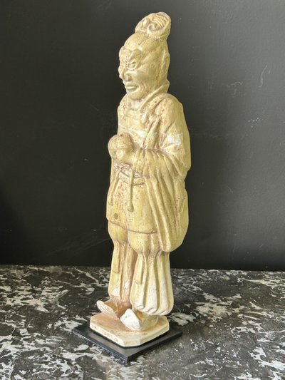 Ceramic funerary statue from China Sui period ( 581-618) - Tang dynasty N°1