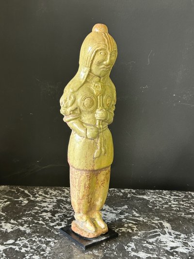Statua funeraria in ceramica dalla Cina periodo Sui (581-618) - dinastia Tang n. 2