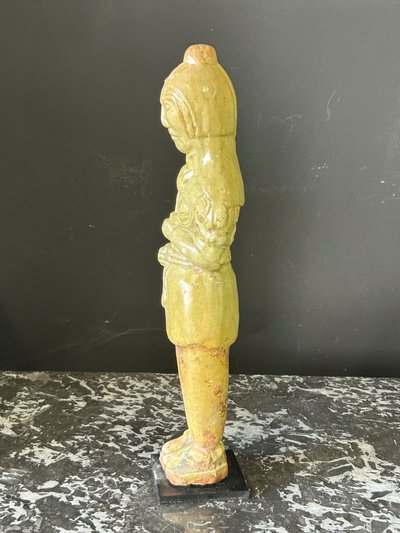 Statua funeraria in ceramica dalla Cina periodo Sui (581-618) - dinastia Tang n. 2