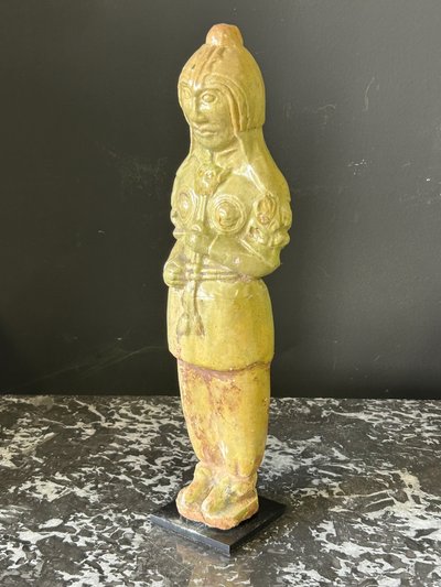 Statua funeraria in ceramica dalla Cina periodo Sui (581-618) - dinastia Tang n. 2