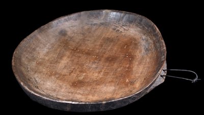 Piatto di legno, arte tribale, arte oceaniana, Papua Nuova Guinea, Oceania, Pacifico, 44 x 41 cm