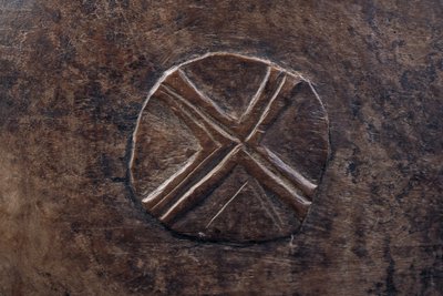 Piatto di legno, arte tribale, arte oceaniana, Papua Nuova Guinea, Oceania, Pacifico, 44 x 41 cm