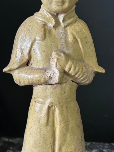 Sculpture statue funéraire en céramique de la Chine époque Sui ( 581-618) -dynastie Tang n°3