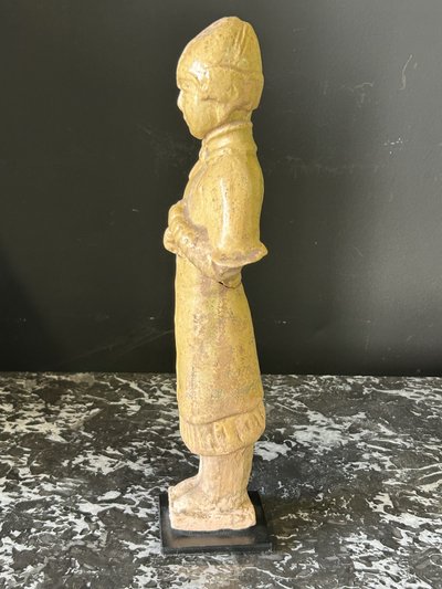 Sculpture statue funéraire en céramique de la Chine époque Sui ( 581-618) -dynastie Tang n°3