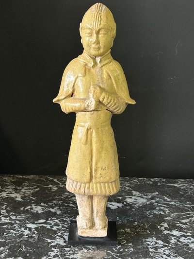 Sculpture statue funéraire en céramique de la Chine époque Sui ( 581-618) -dynastie Tang n°3