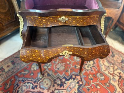 COIFFEUSE EN MARQUETERIE NAPOLEON III