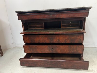 Cassettone in mogano Luigi Filippo XIX secolo