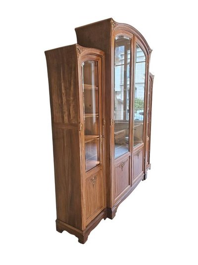 Georges Nowak Large "Aux Orchidées" Library