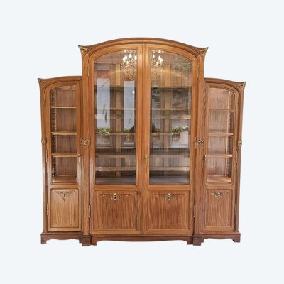 Georges Nowak Large "Aux Orchidées" Library