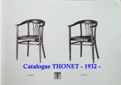 Poltrona Thonet in pelle N° A969 F, 1930 circa, Art déco