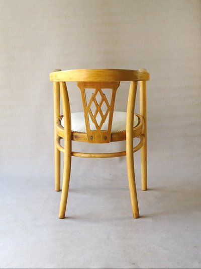 Poltrona Thonet in pelle N° A969 F, 1930 circa, Art déco