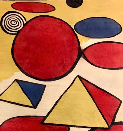 Contemporary Carpet After Calder 250x200 cm