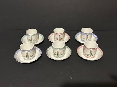 Haviland - 6 Halbe Tassen - Kaiserin Josephine