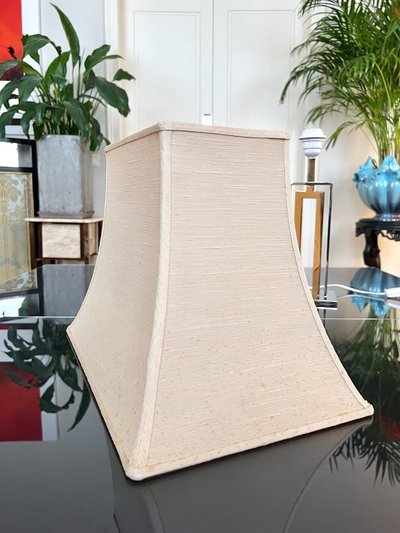 Paralume a pagoda per lampada in metallo cromato - Design Moderno Vintage 1970 - 1980