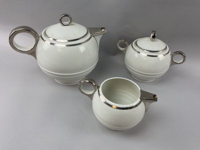 Servizio da tè in porcellana di Limoges