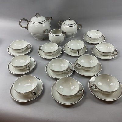 Servizio da tè in porcellana di Limoges