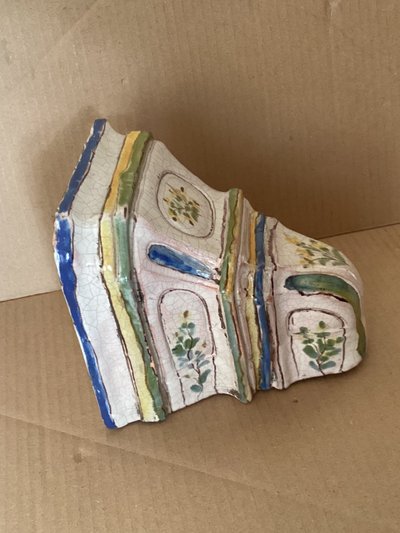18th century earthenware console