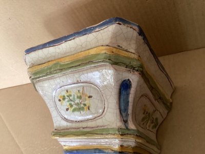 18th century earthenware console