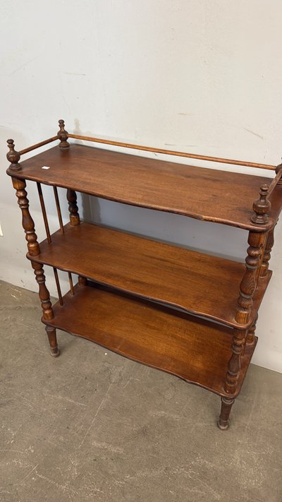 Ancienne bibliothèque ouverte du 20ème siècle, 90x77x30cm