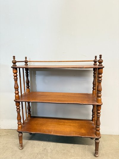 Ancienne bibliothèque ouverte du 20ème siècle, 90x77x30cm